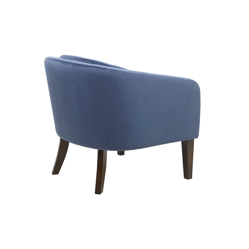 Upholstered Tufted Mid-Century Accent Chair. Picture 5