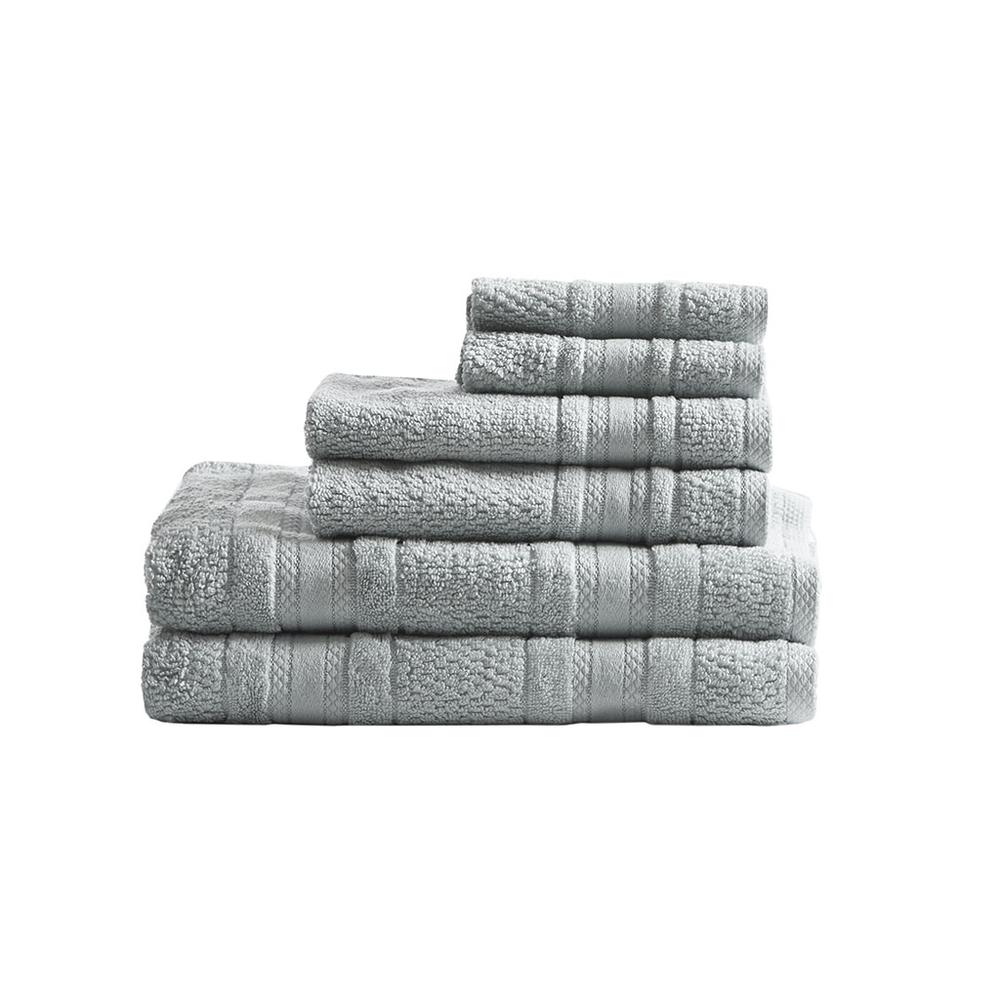 Super Soft Cotton Quick Dry Bath Towel 6 Piece Set. Picture 1