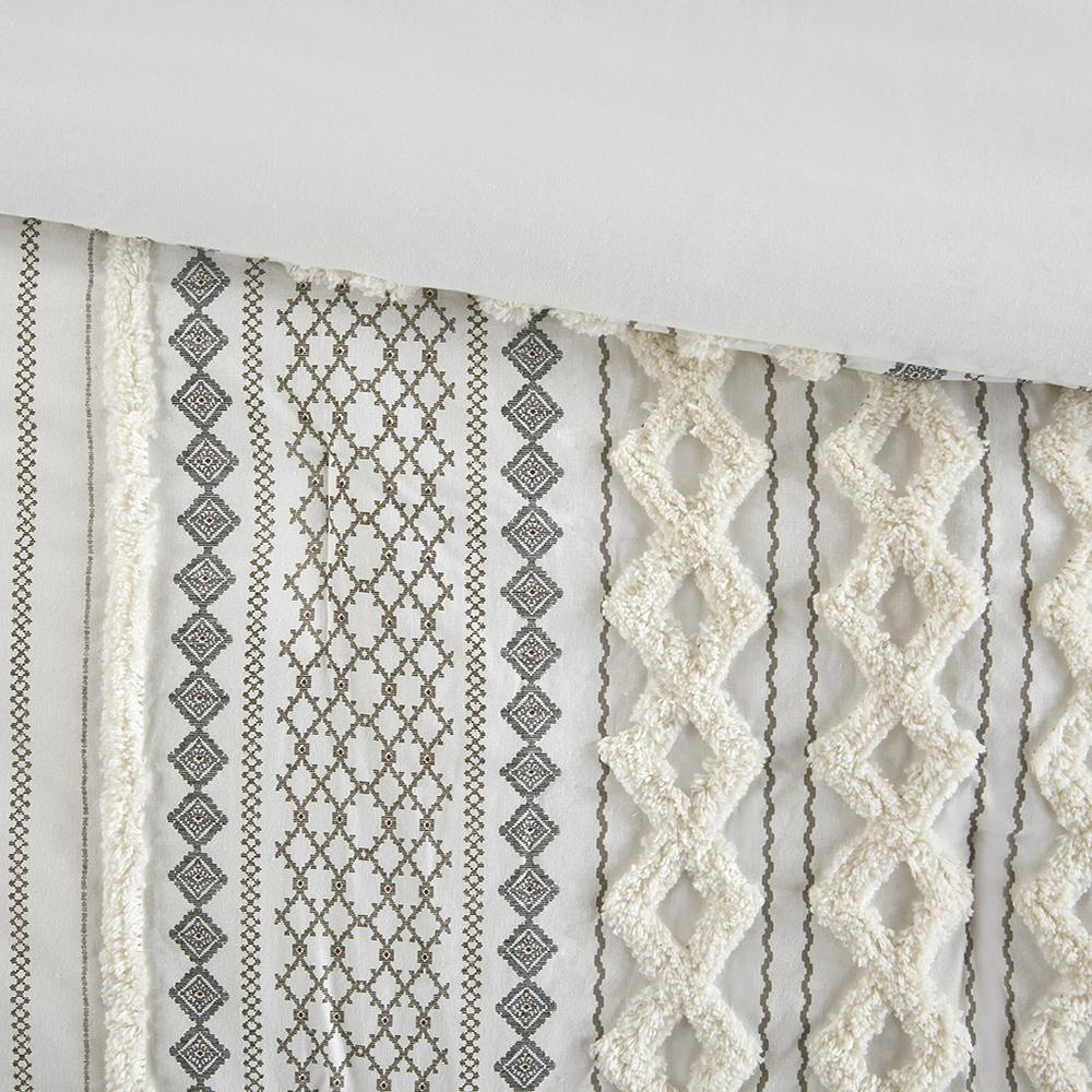 Cotton Printed Comforter Set with Chenille. Picture 5