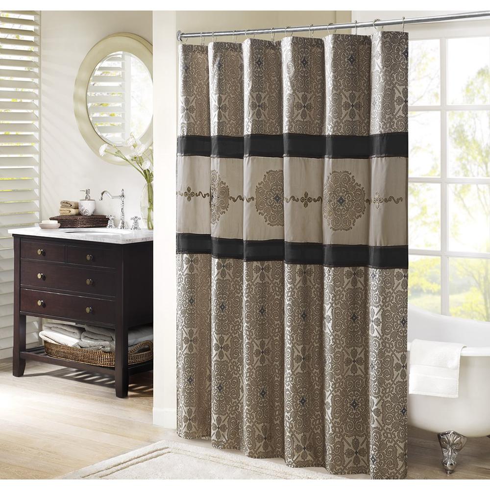 Embroidered Shower Curtain. Picture 5