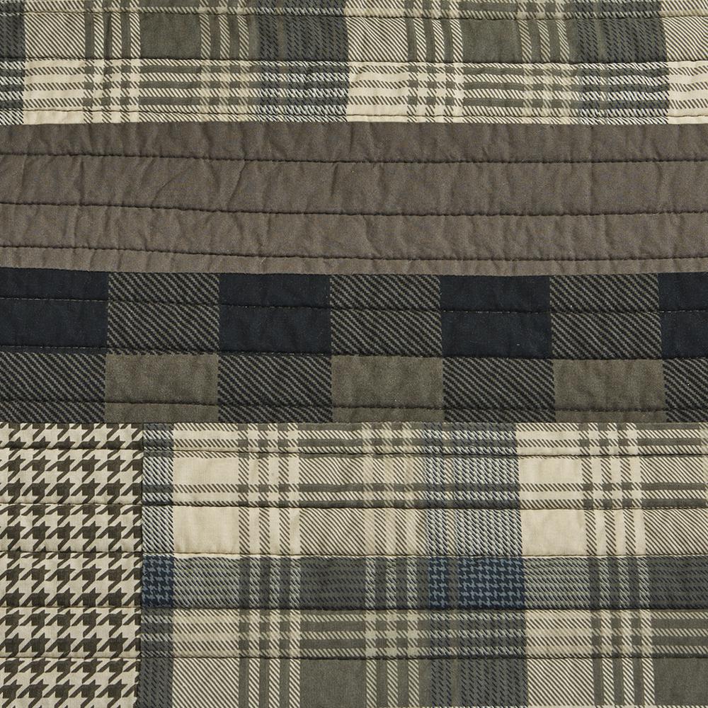 Winter Plains 5 Piece Day Bed Cover Set, Tan color. Picture 3