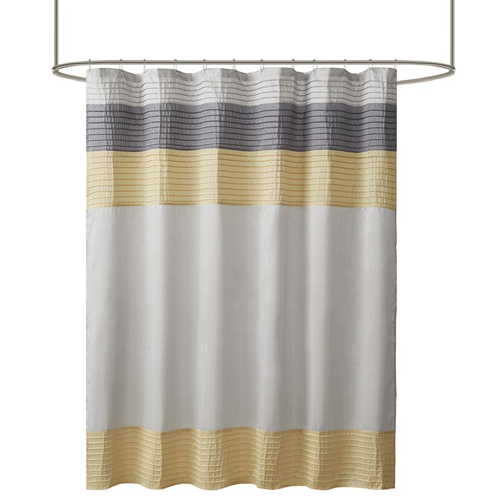Faux Silk Shower Curtain. Picture 5