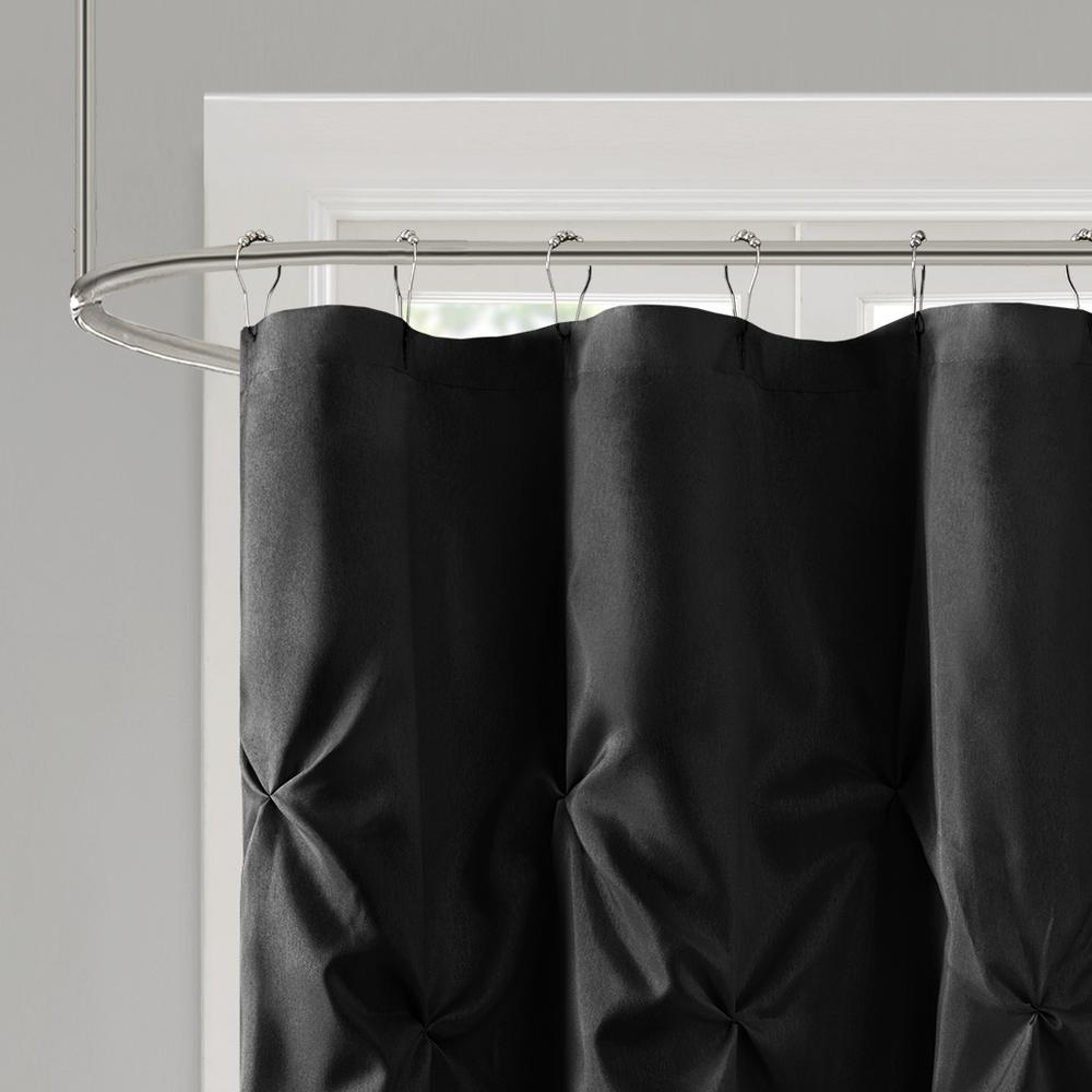 Tufted Semi-Sheer Shower Curtain. Picture 4