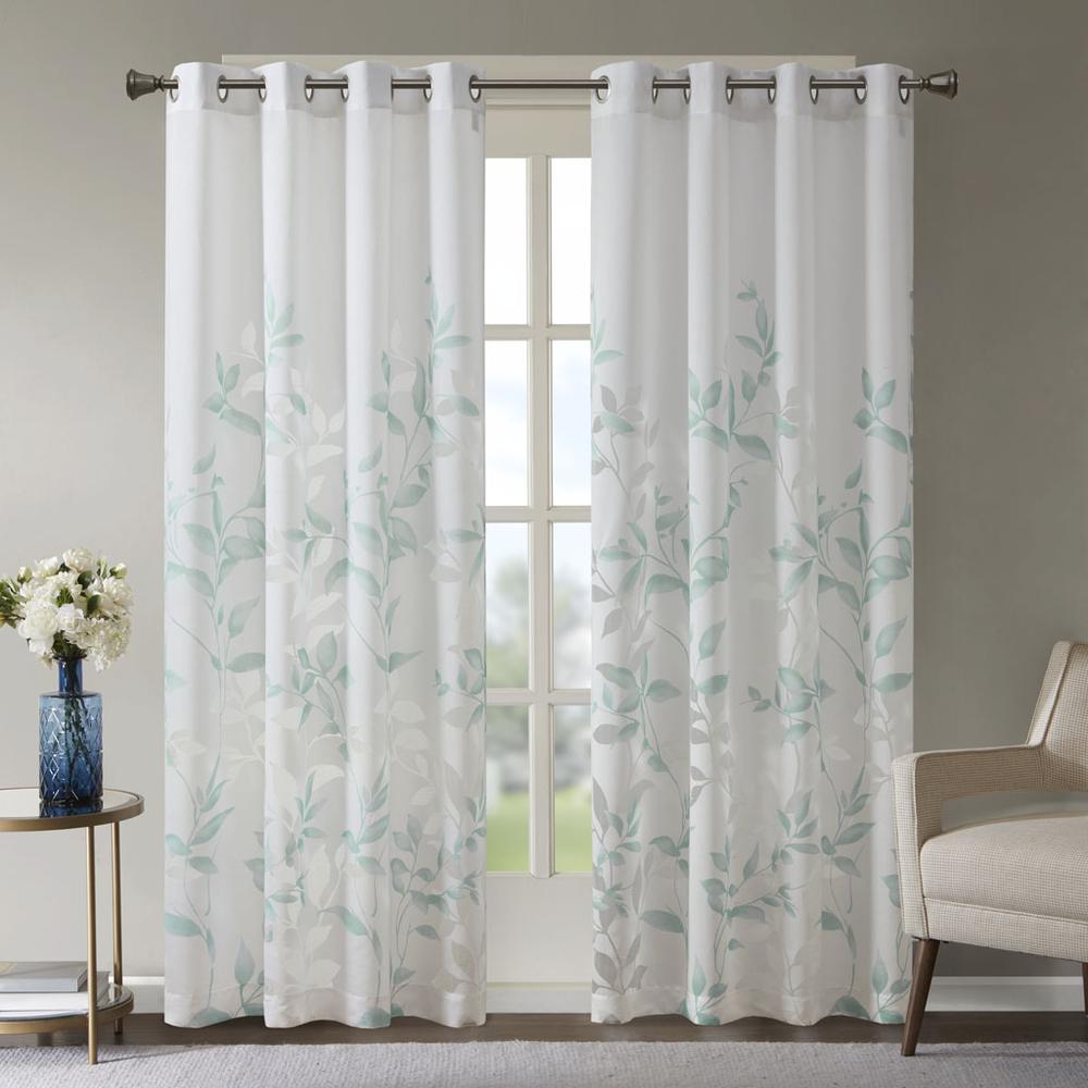 Burnout Printed Curtain Panel. Picture 4