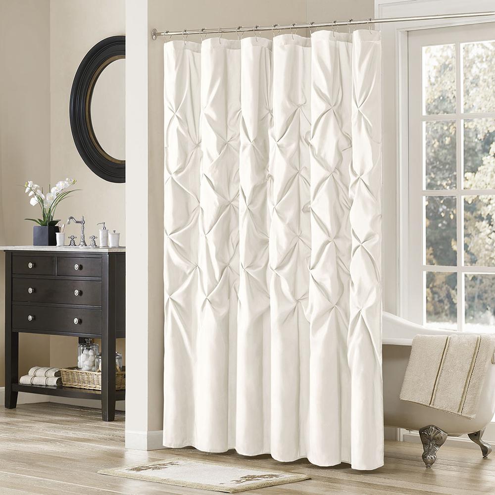Tufted Semi-Sheer Shower Curtain. Picture 3