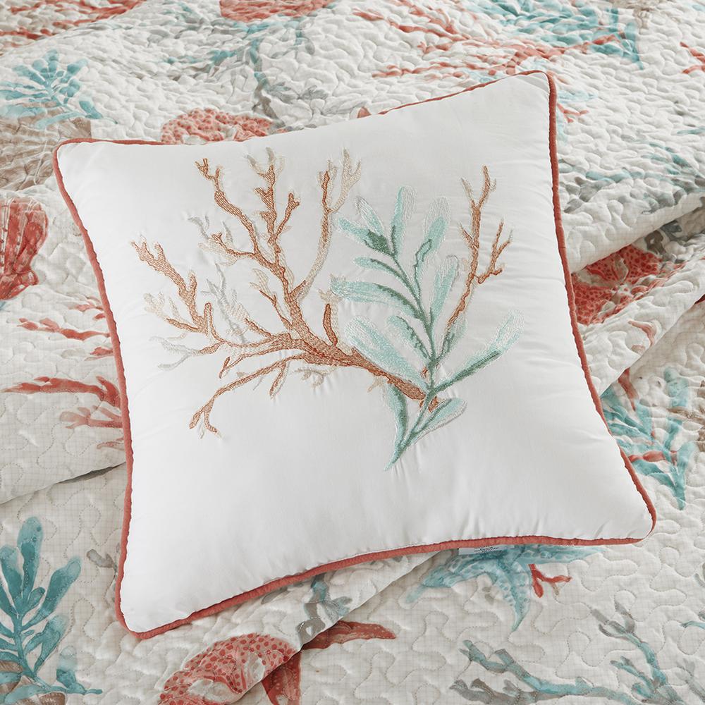 Vibrant Coastal Reversible 6pcs Sateen Coverlet Set, Belen Kox. Picture 1