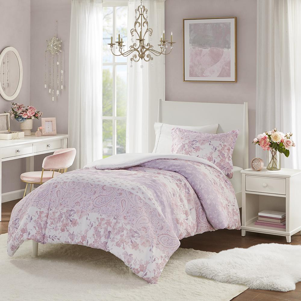 Floral Paisley Duvet Cover Set. Picture 1