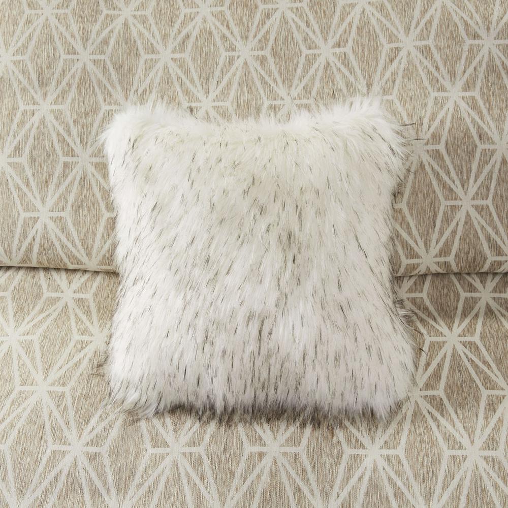 8 Piece Geometric Oversized Jacquard Comforter Set. Picture 2