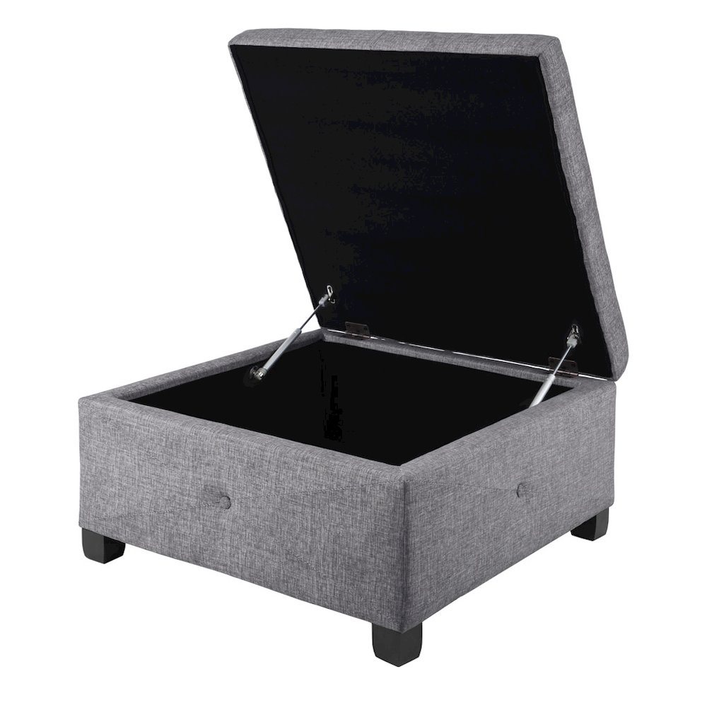 Soft Close Storage Ottoman. Picture 5