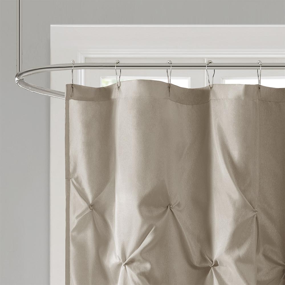 Tufted Semi-Sheer Shower Curtain. Picture 3