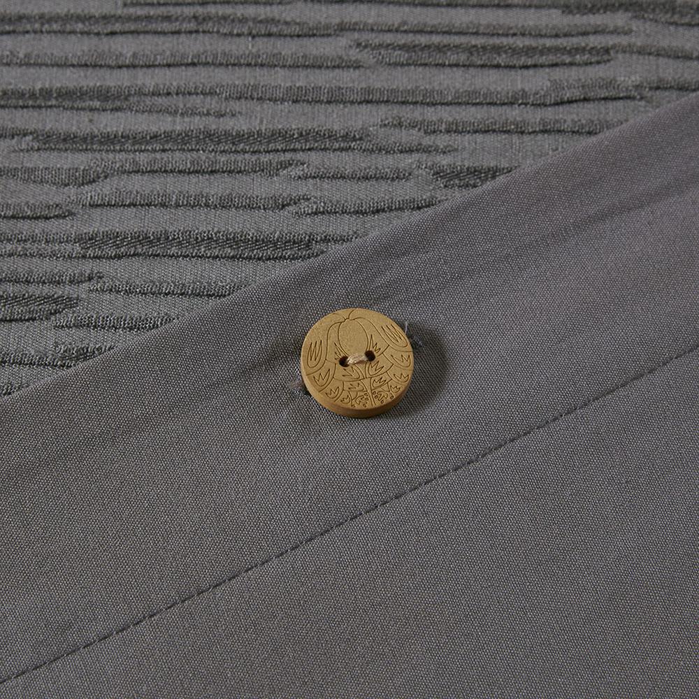 Cotton Blend Yarn Dyed 3 Piece Duvet Cover Set. Picture 2