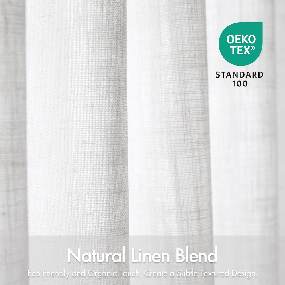 Emery 300gsm poly linen with 7 pinch pleat per pc. Picture 5