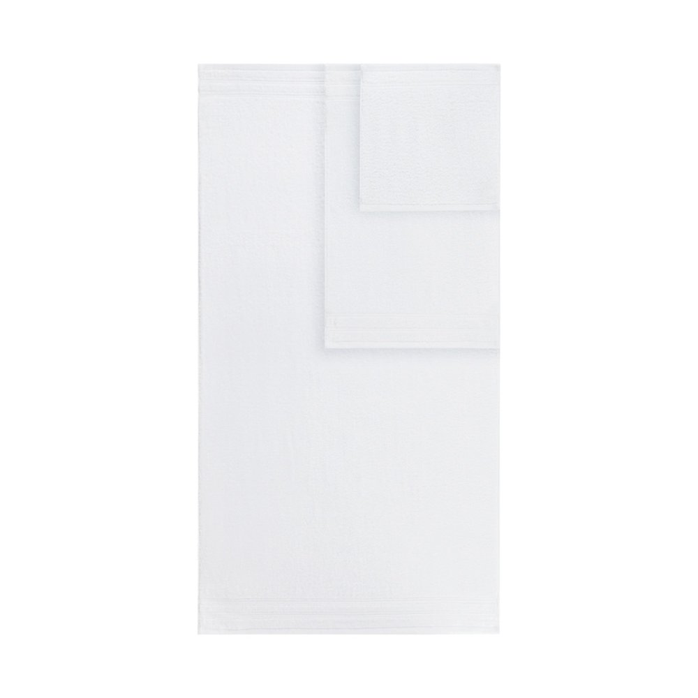 Quick Dry 100% Cotton 12pc Towel Set, White color. Picture 2