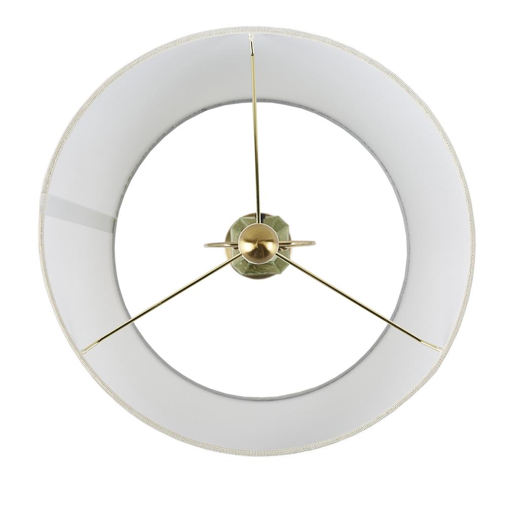 Faceted Green Glass Table Lamp. Picture 3