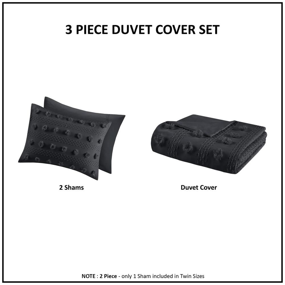 Clip Jacquard Duvet Cover Set. Picture 1