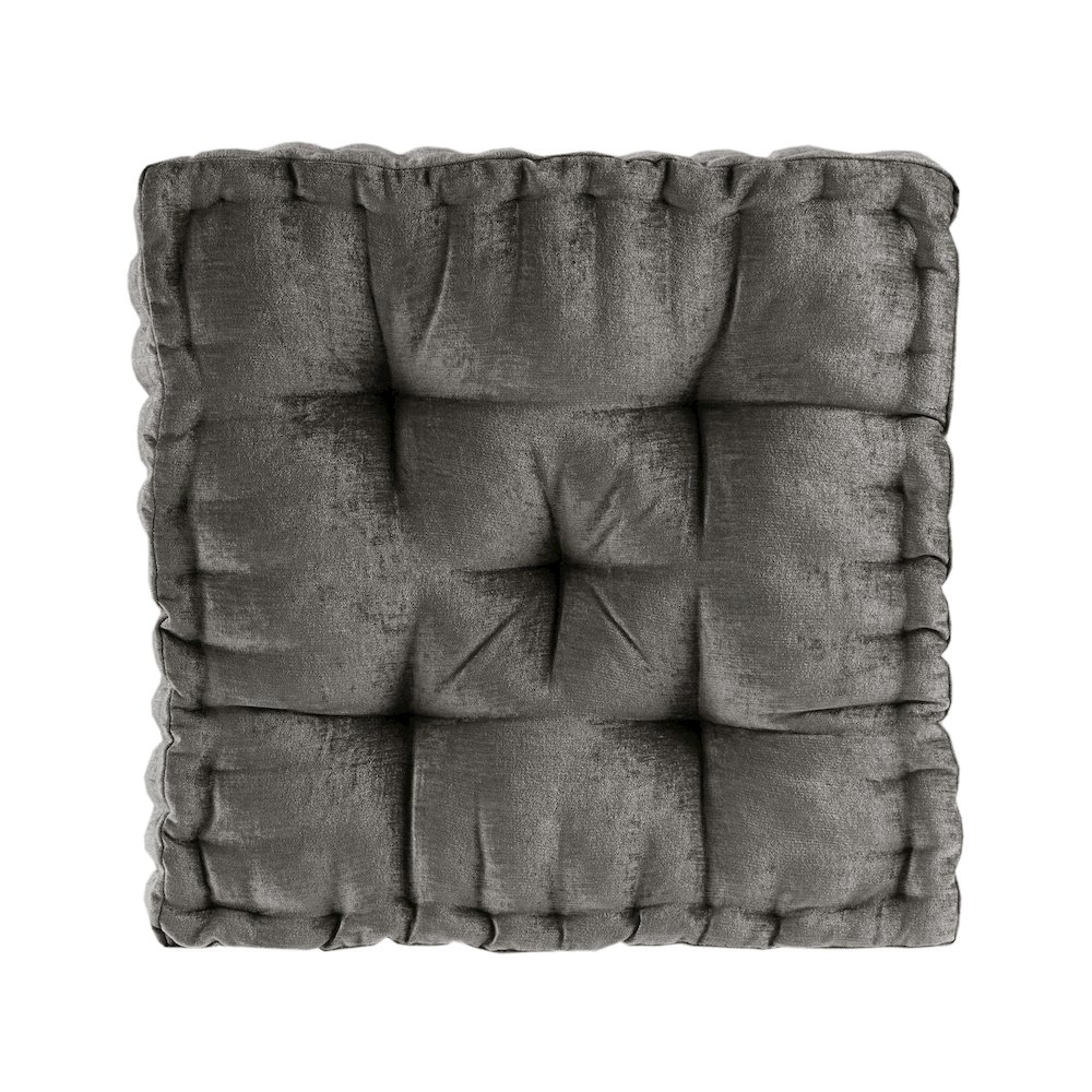 Azza Poly Chenille Square Floor Pillow Cushion Compress Pack. Picture 4