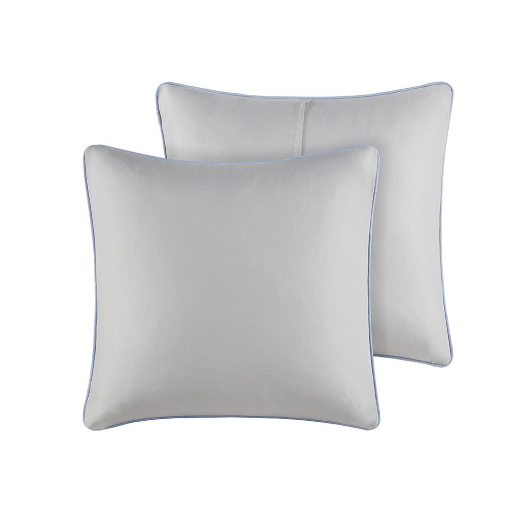 8 Piece Embroidered Microfiber Comforter Set. Picture 1