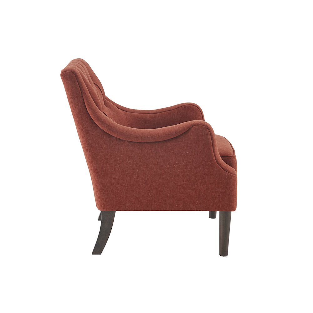 Button Tufted Accent Chair. Picture 1