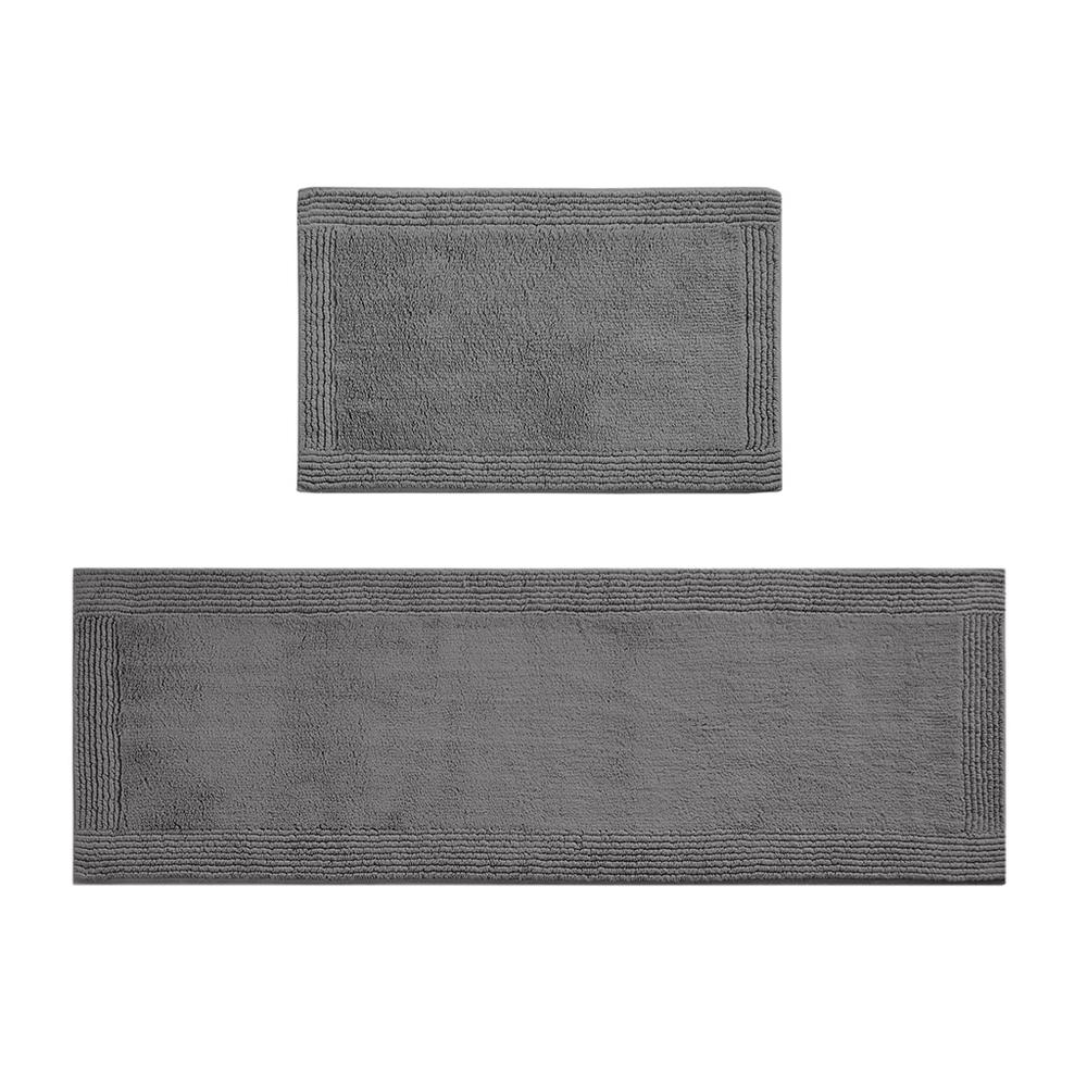 100% Cotton Tufted 3000 GSM Reversible Bath Rug. Picture 1