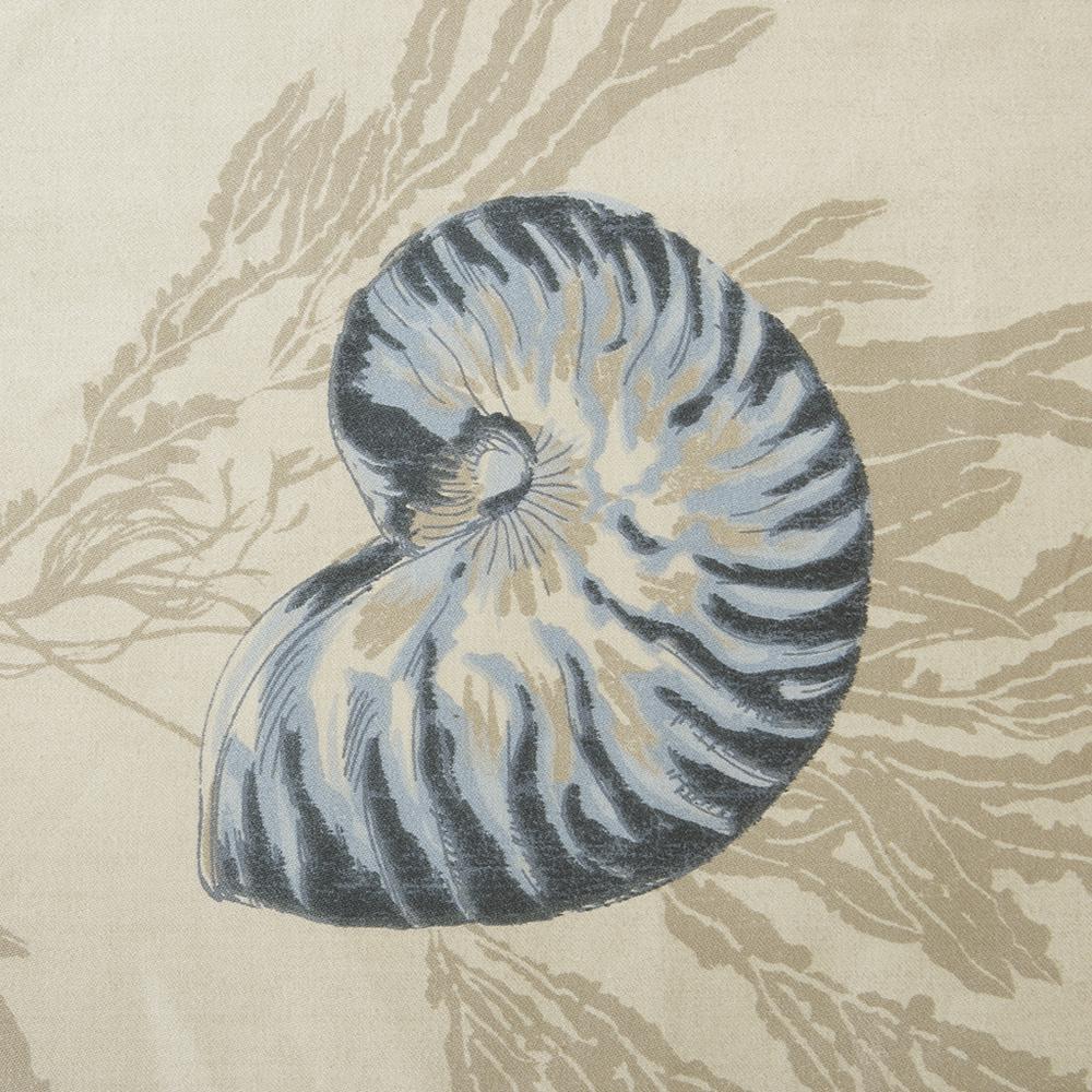 Seashell Coastal Printed Window Valance, Belen Kox. Picture 1