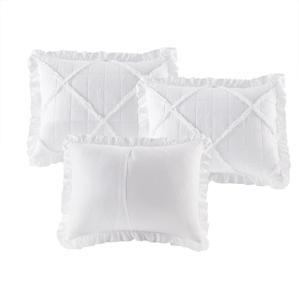 6 Piece Daybed Cover Set with Bedskirt and Throw Pillow. Picture 3