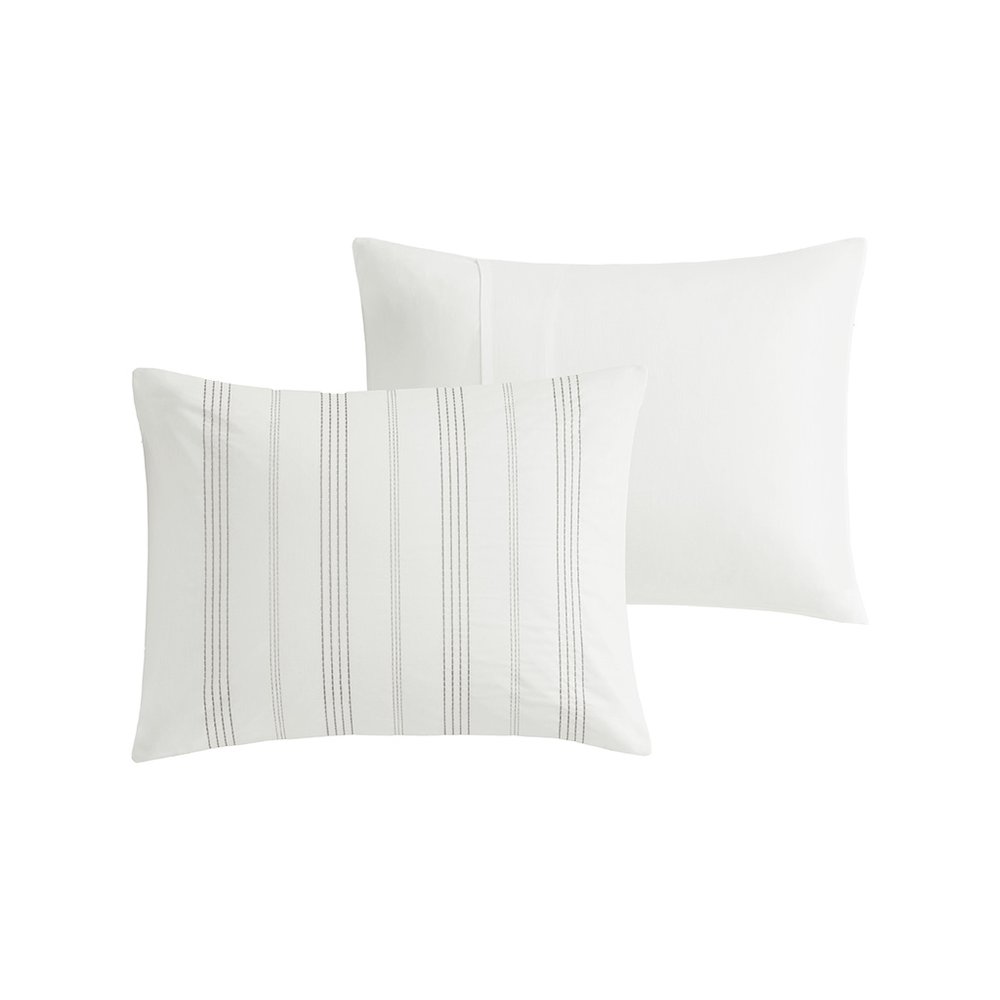 6 Piece Cotton Jacquard Oversized Comforter Set. Picture 3