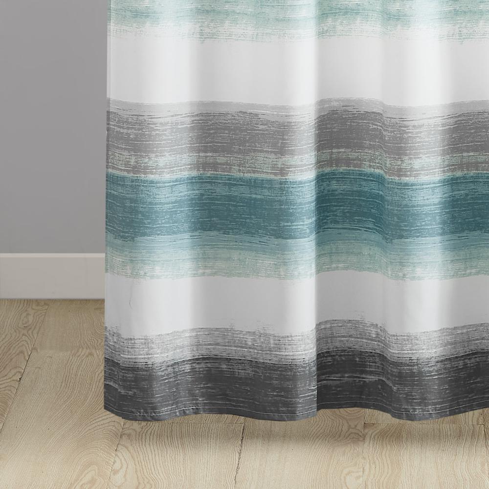 Stripe Print Shower Curtain. Picture 2