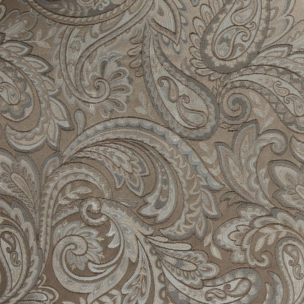 Jacquard Window Rod Pocket Valance With Beads. Picture 1