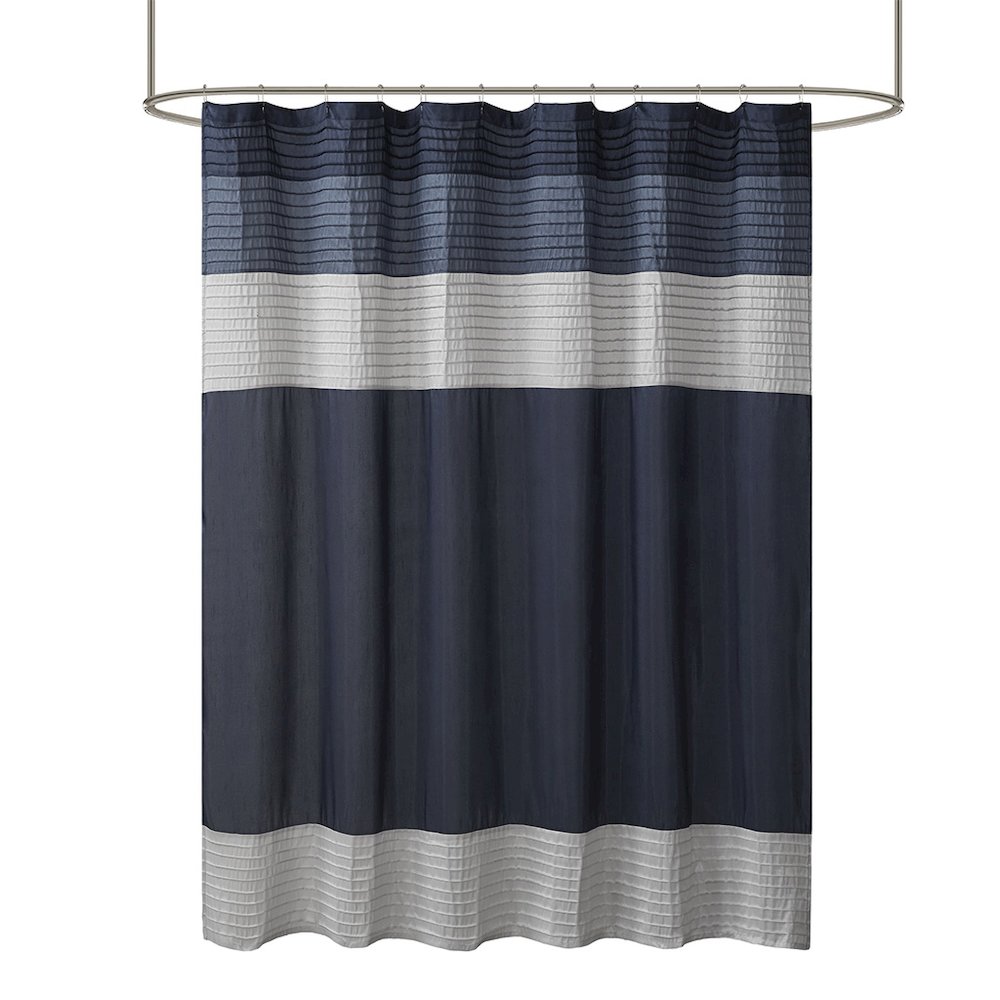 Faux Silk Shower Curtain. Picture 2