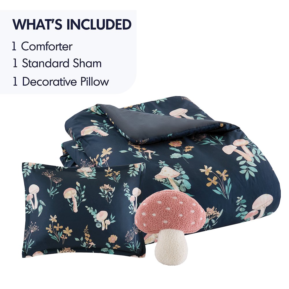 Gwen Mushroom Garden Comforter Set. Picture 5