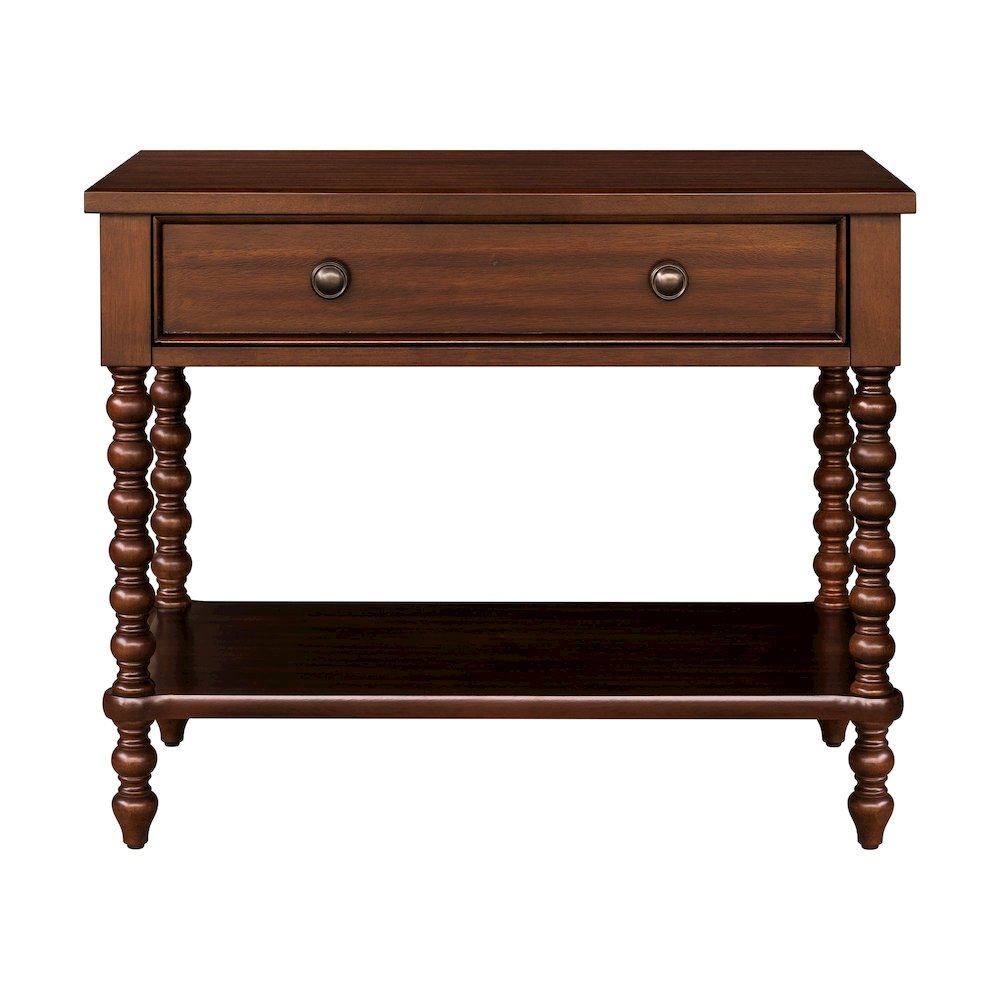 Beckett Large Nightstand, Morocco Brown color. Picture 1