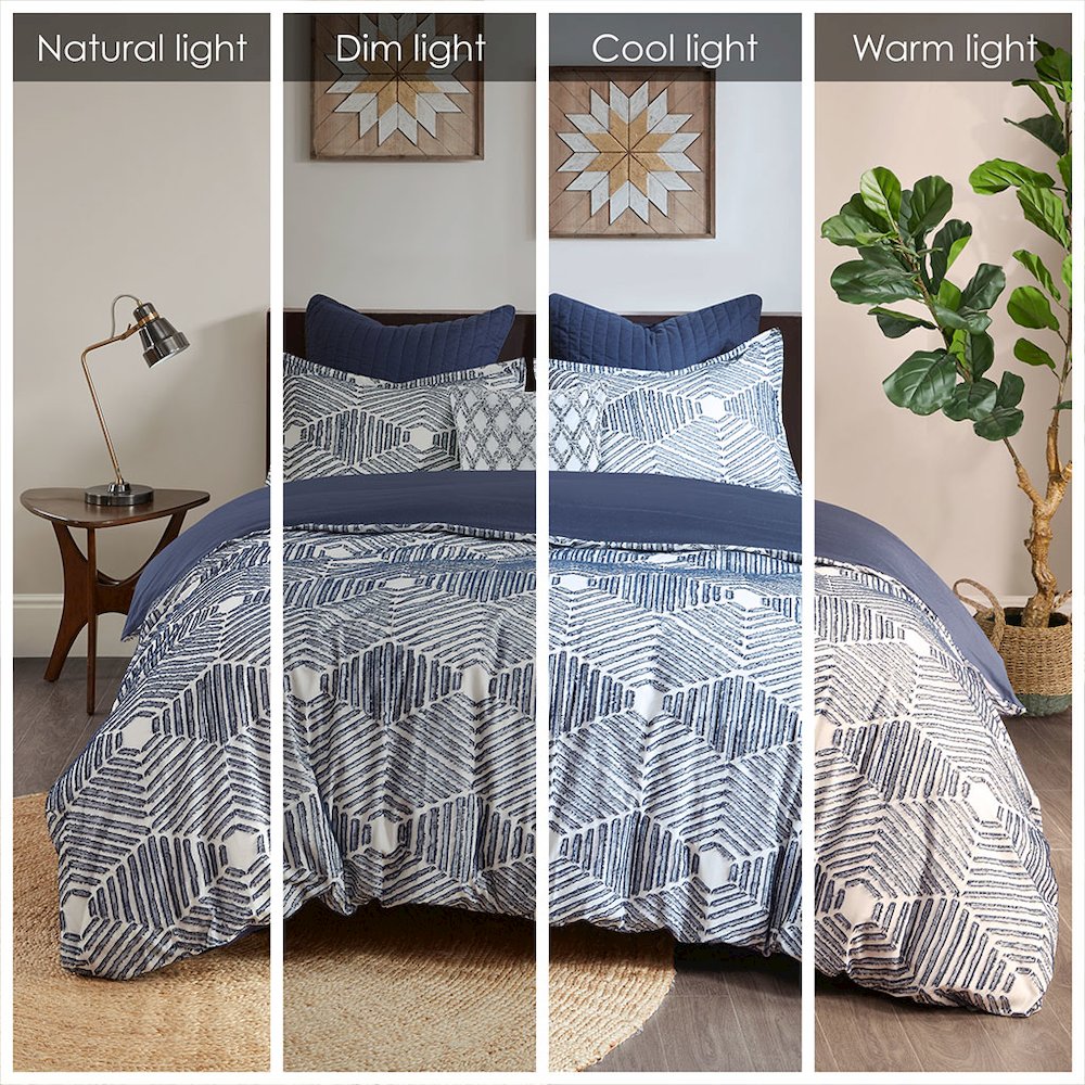 Cotton Jacquard Comforter Set. Picture 5