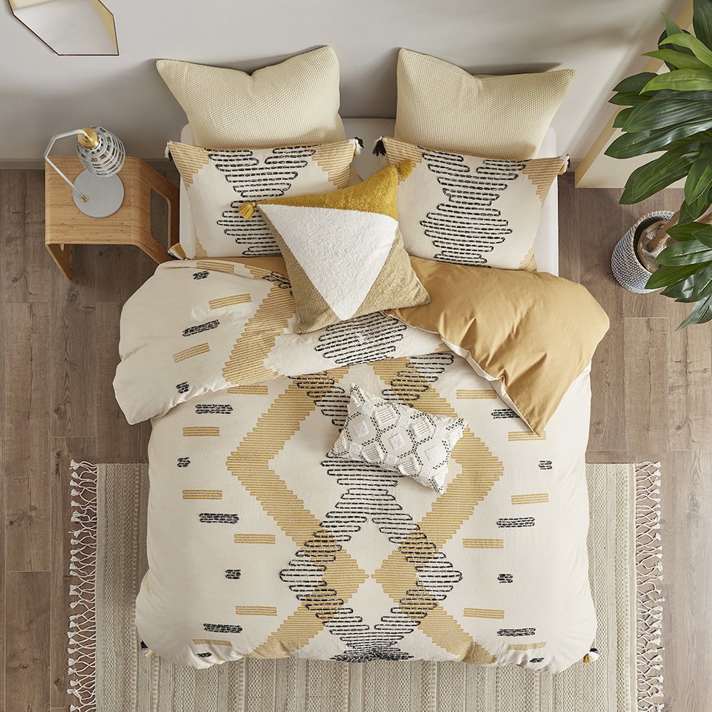 3 Piece Cotton Duvet Cover Set. Picture 3