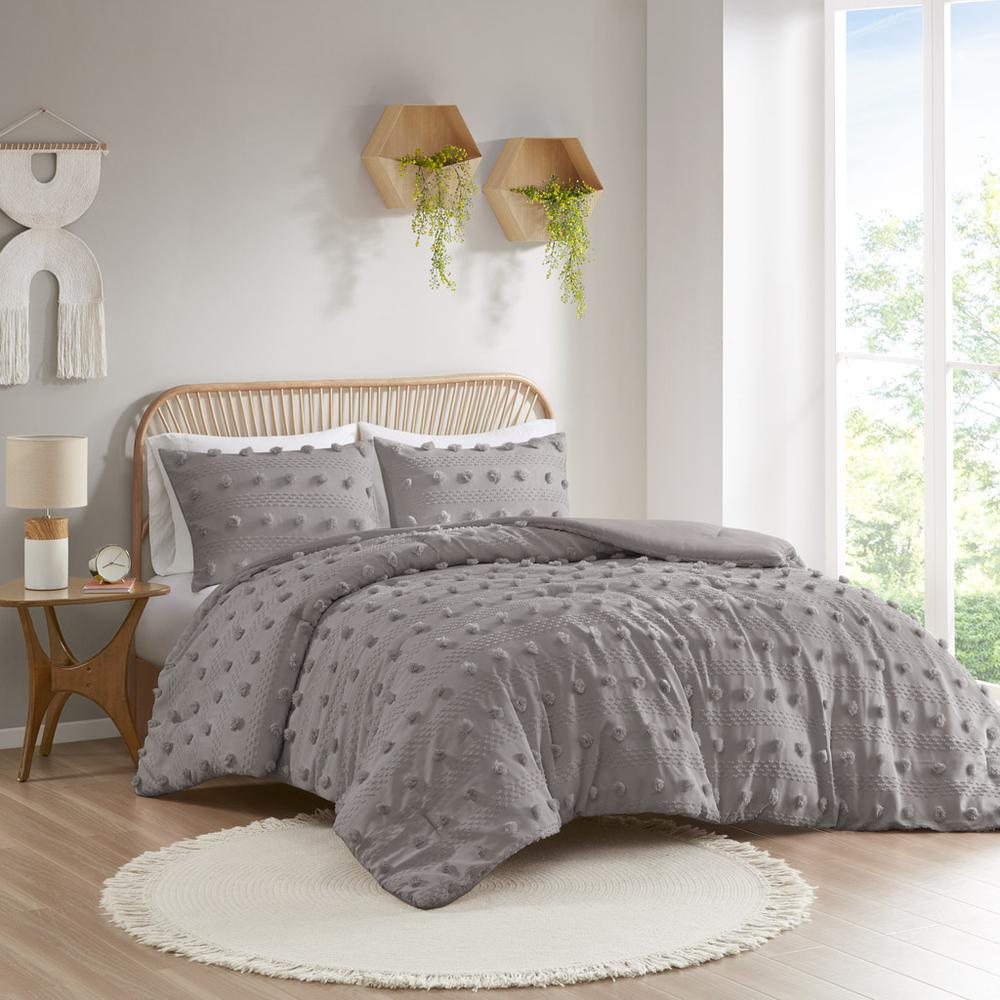 Clip Jacquard Comforter Set. Picture 1