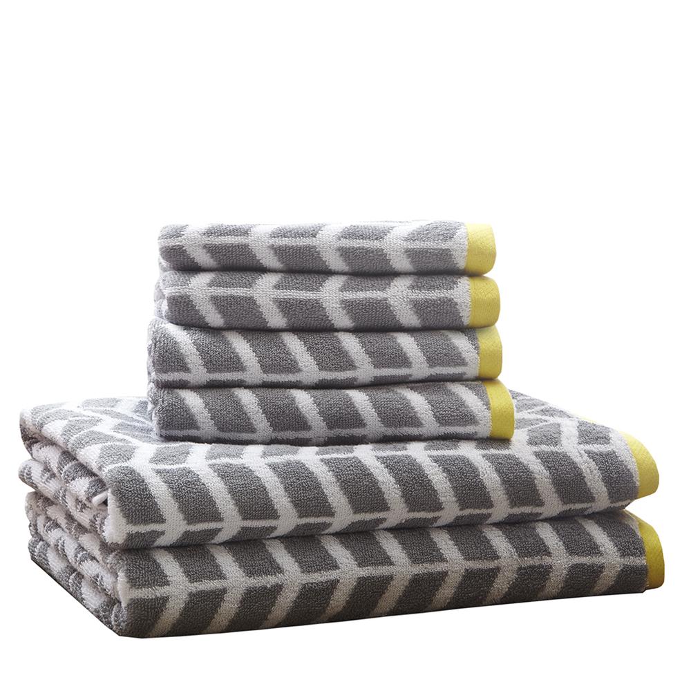 Geo Jacquard Towel Set, Belen Kox. Picture 1
