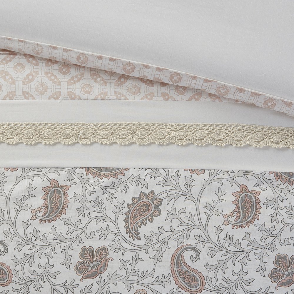 9 Piece Cotton Percale Comforter Set. Picture 3