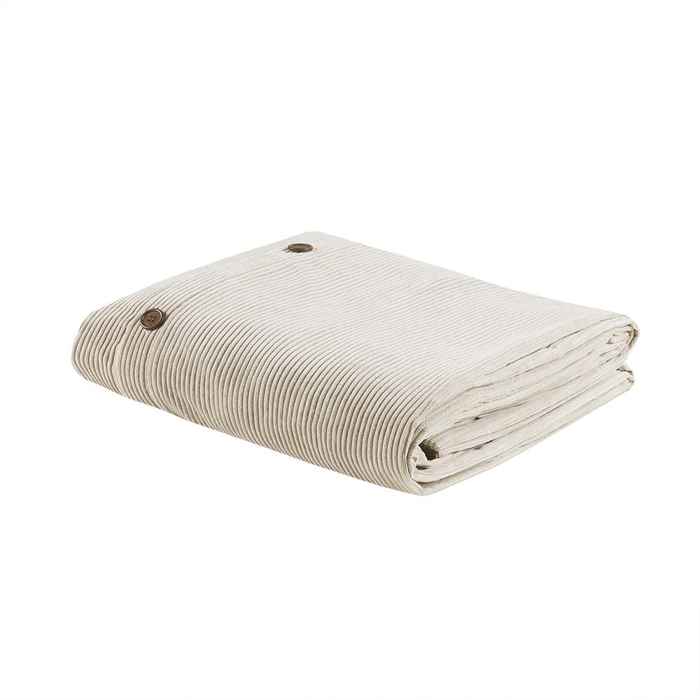 3 Piece Corduroy Duvet Cover Set. Picture 5