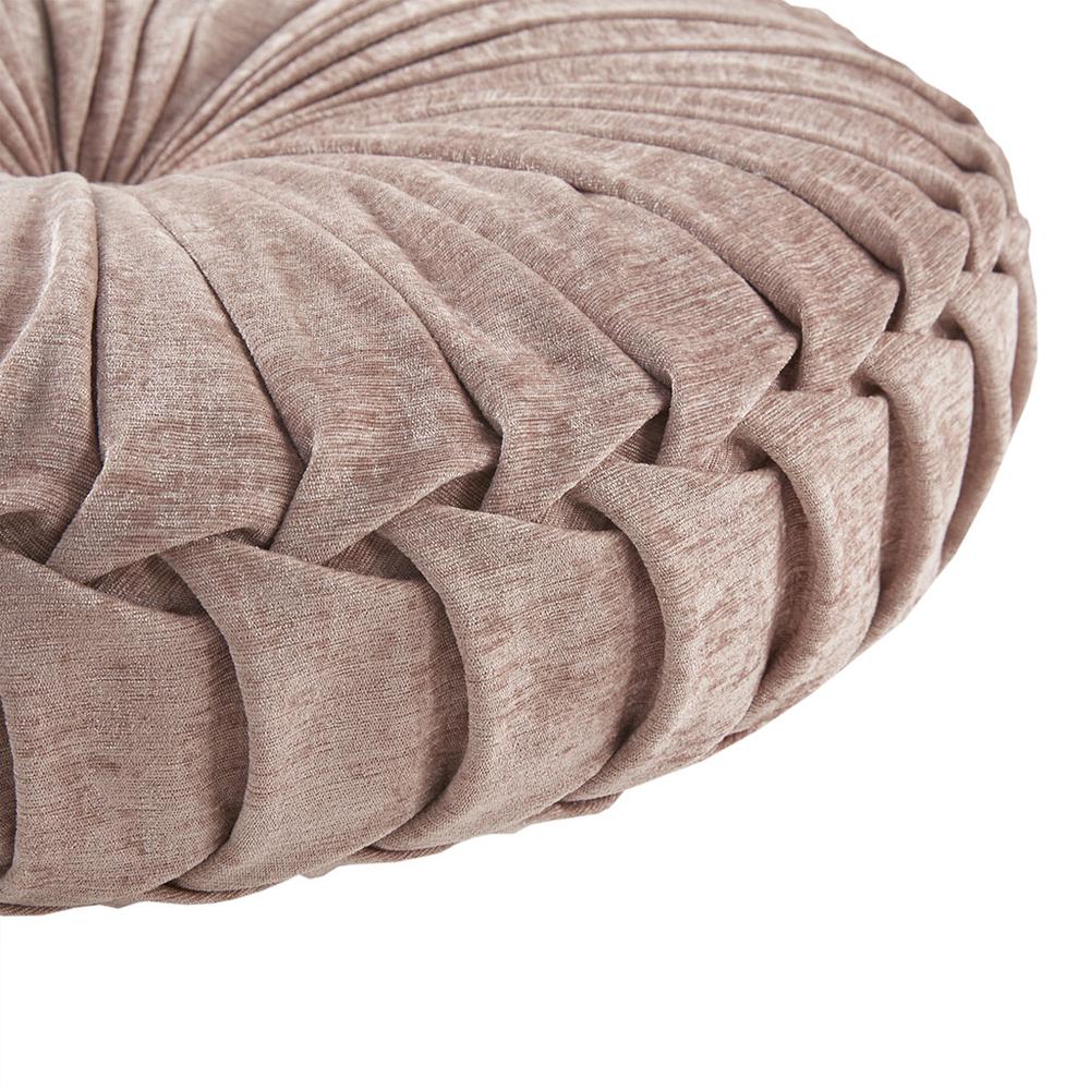 Poly Chenille Round Floor Pillow Cushion. Picture 5
