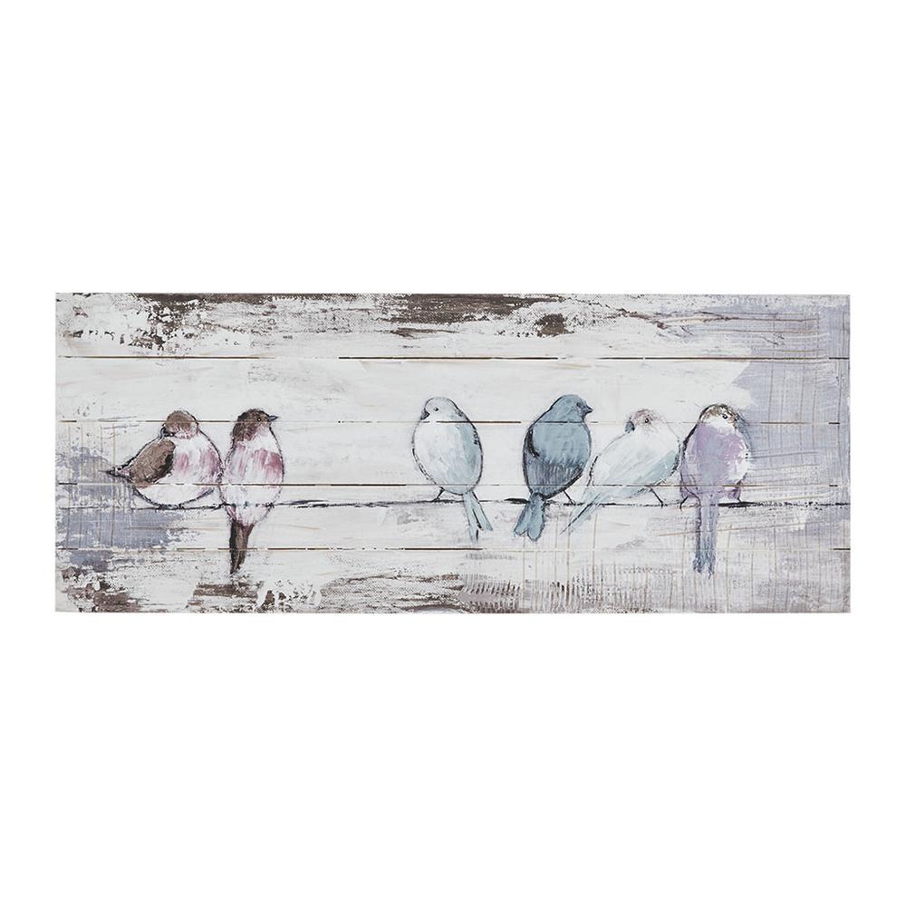 Hand Painted Wood Plank Panel Wall Decor. Picture 4