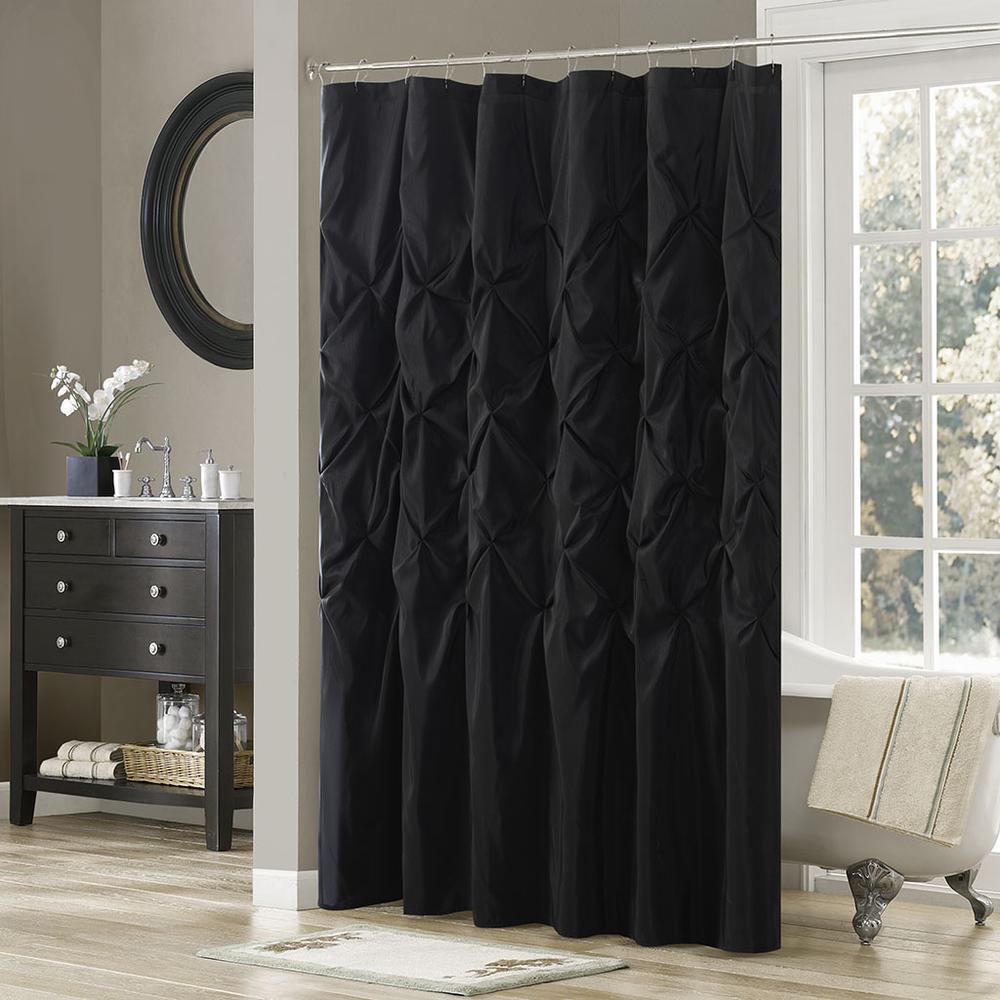 Tufted Semi-Sheer Shower Curtain. Picture 3