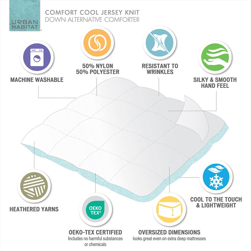 Oversized Down Alternative Comforter. Picture 5