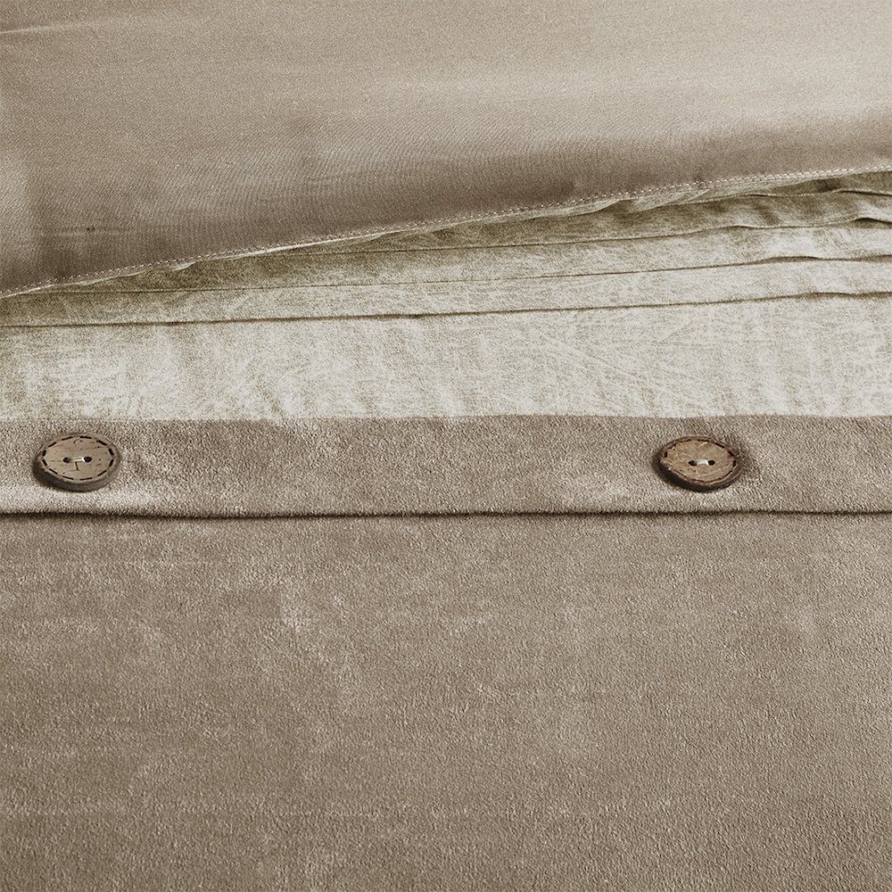 7 Piece Faux Suede Comforter Set. Picture 5
