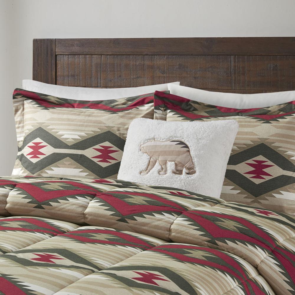 Down Alternative Comforter Set with Throw Pillow. Picture 3