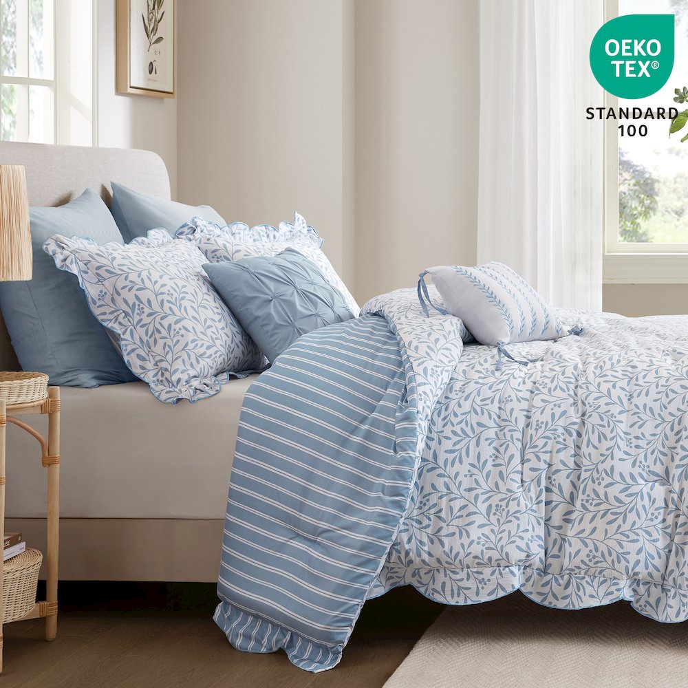 Darcy 5 Piece Print Comforter Set. Picture 5