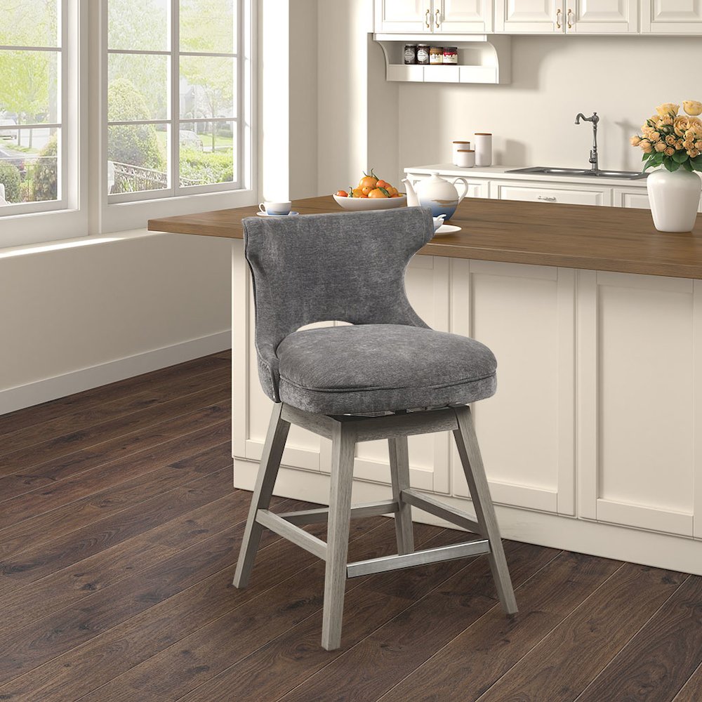 25.75" Swivel Counter Stool. Picture 4