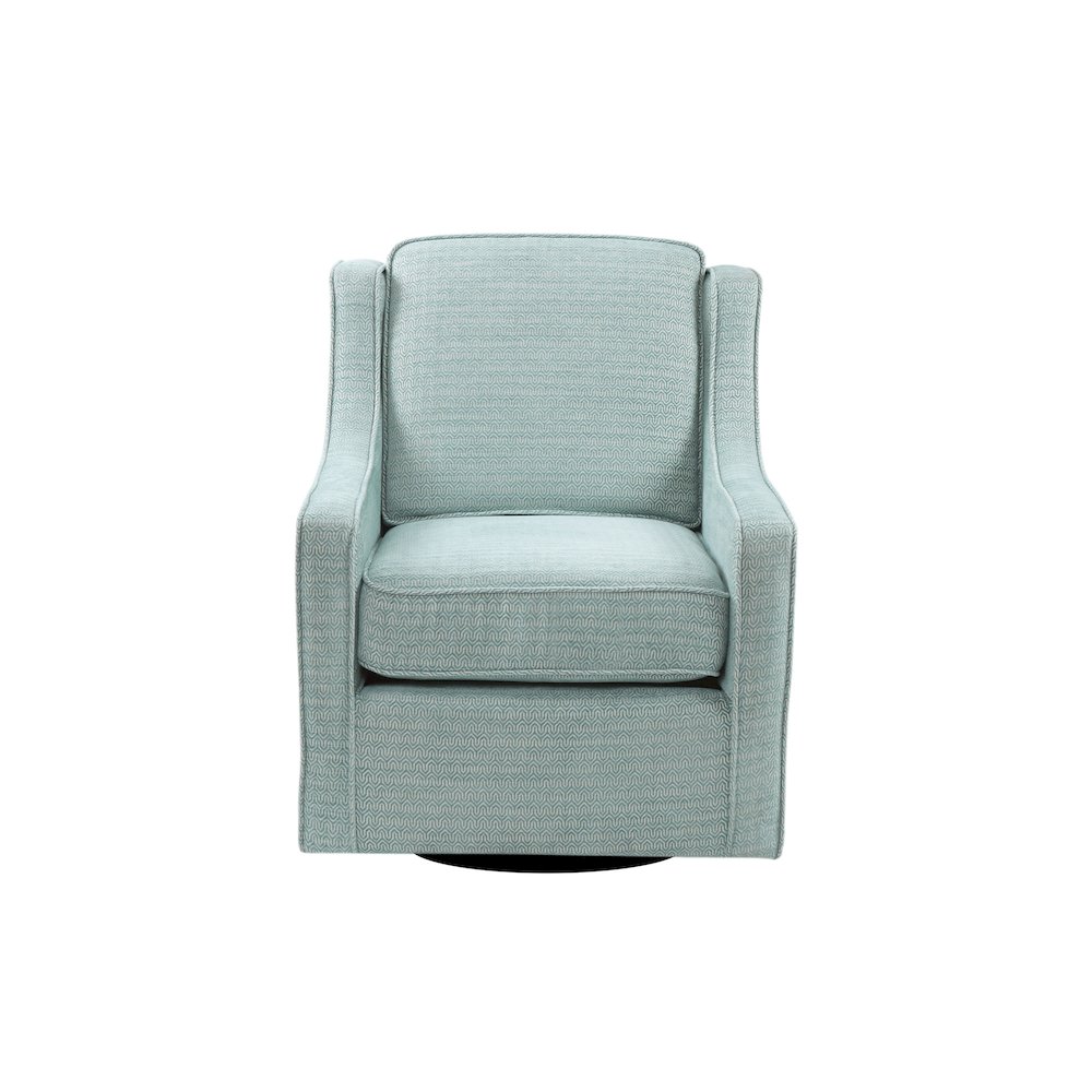 Chenille Swivel Chair. Picture 1