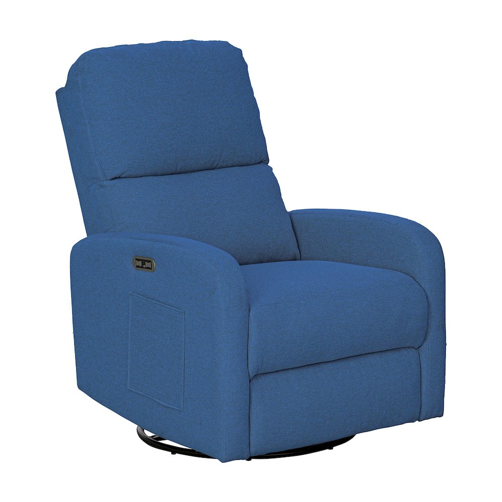 Dakota Power Recliner 3-in-1 with Swivel, Glider, Charging Station. Picture 3