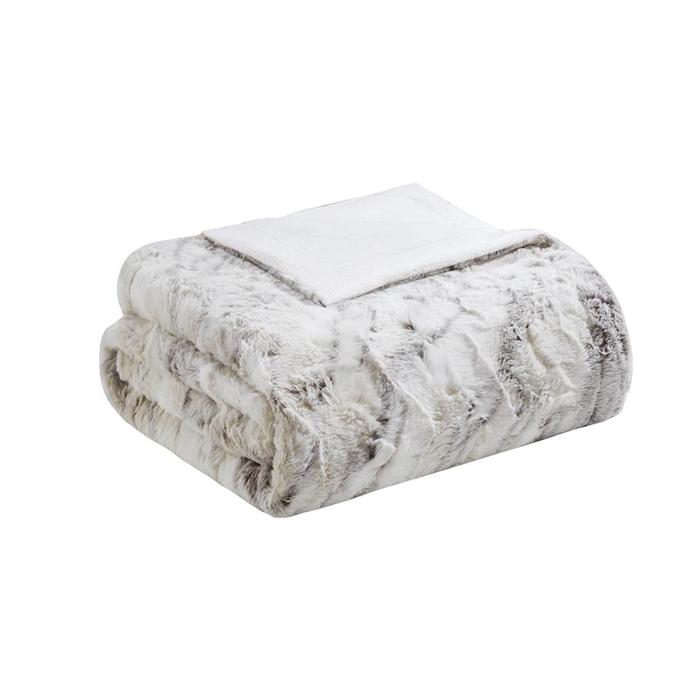 Oversized Faux Fur Throw. Picture 3