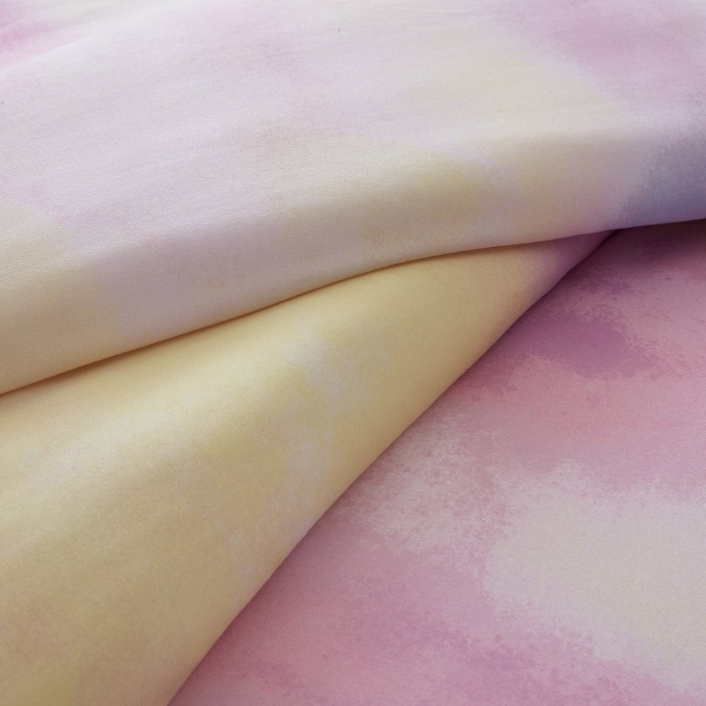 Cassiopeia Watercolor Tie Dye Printed Comforter Set with Throw Pillow. Picture 4