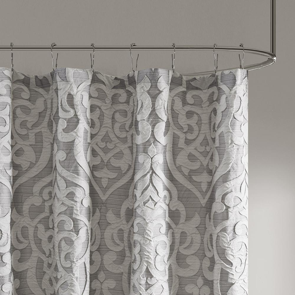 Jacquard Shower Curtain. Picture 1